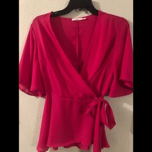 Pink top from Francesca’s. Size S